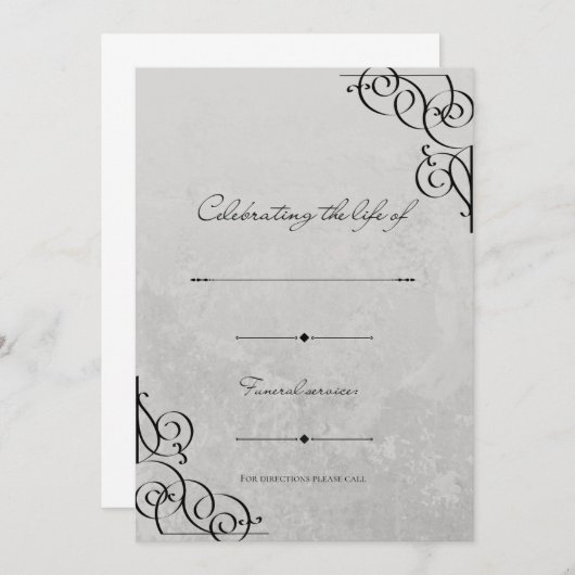 Uitnodiging (Voorkant / Achterkant)