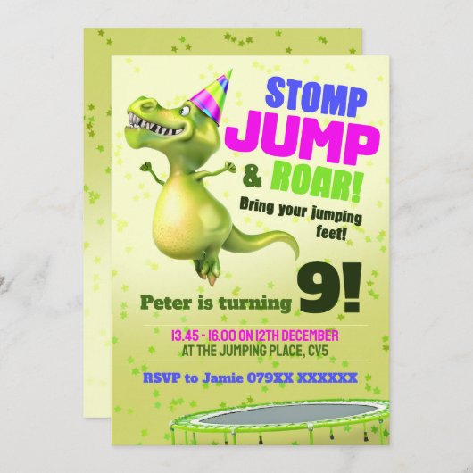 Uitnodiging (Voorkant / Achterkant)