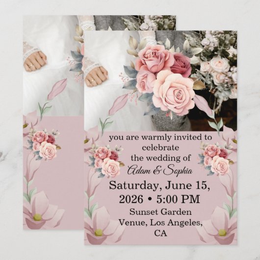 Uitnodiging (Voorkant / Achterkant)