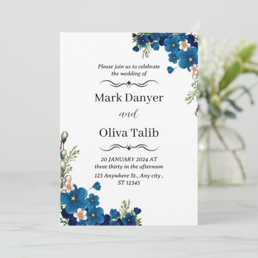 Uitnodiging (Staand voorkant)