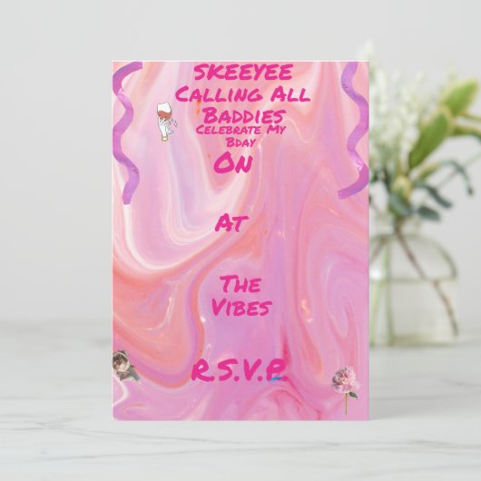 Uitnodiging (Staand voorkant)