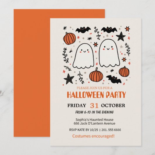 Uitnodiging (Voorkant / Achterkant)