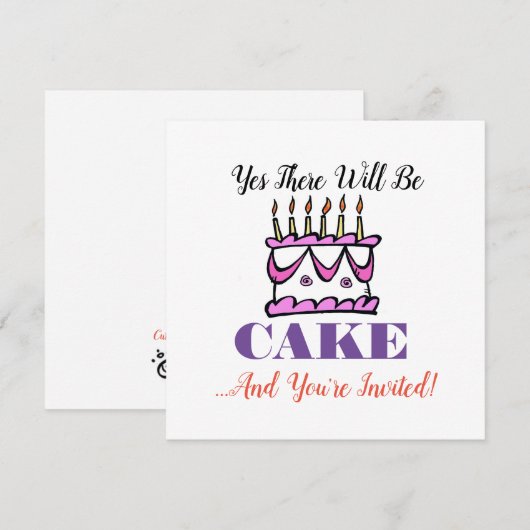 Uitnodiging (Voorkant / Achterkant)