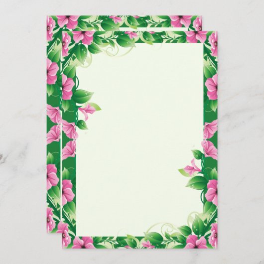 uitnodiging (Voorkant / Achterkant)