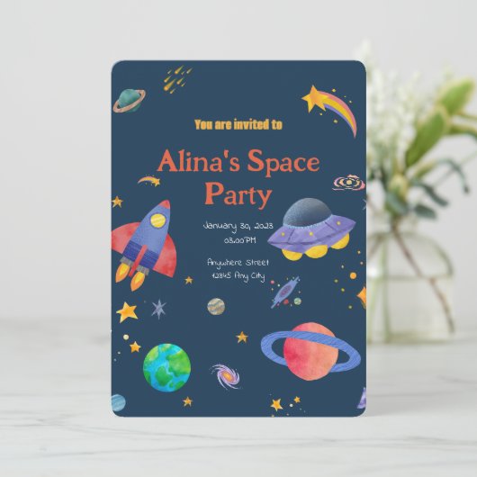 Uitnodiging (Staand voorkant)