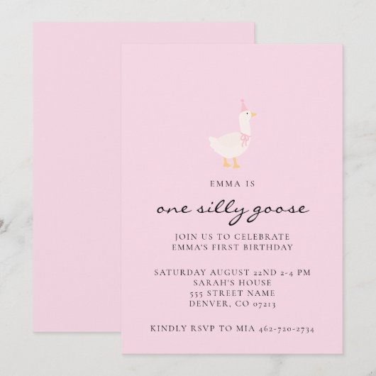 Uitnodiging (Voorkant / Achterkant)