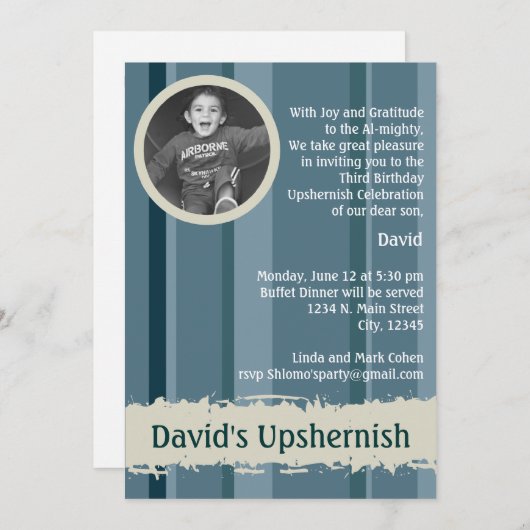 Uitnodiging (Voorkant / Achterkant)