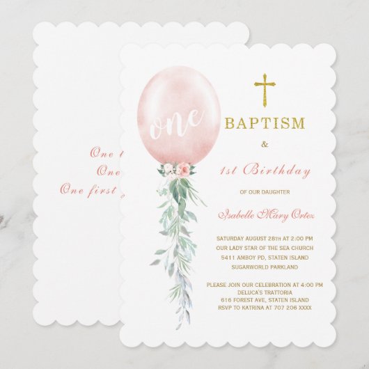 Uitnodiging (Voorkant / Achterkant)