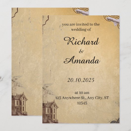 uitnodiging (Voorkant / Achterkant)