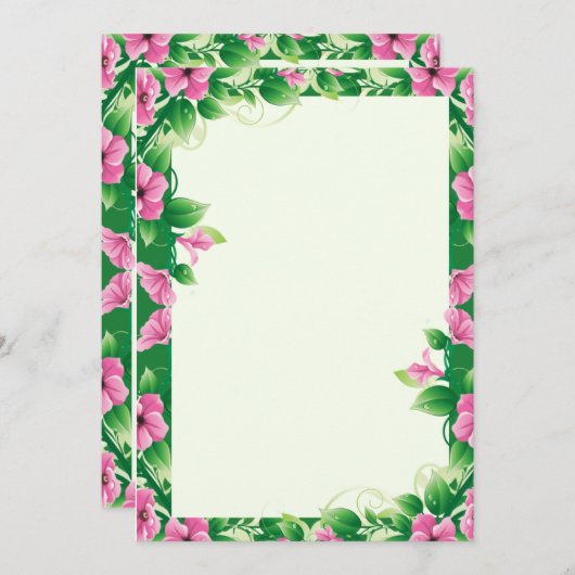 Uitnodiging (Voorkant / Achterkant)