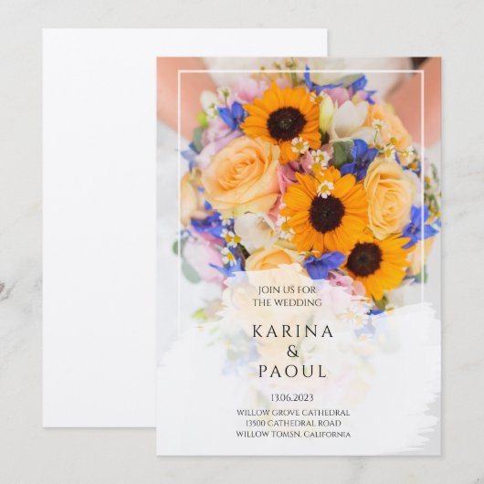 Uitnodiging (Voorkant / Achterkant)