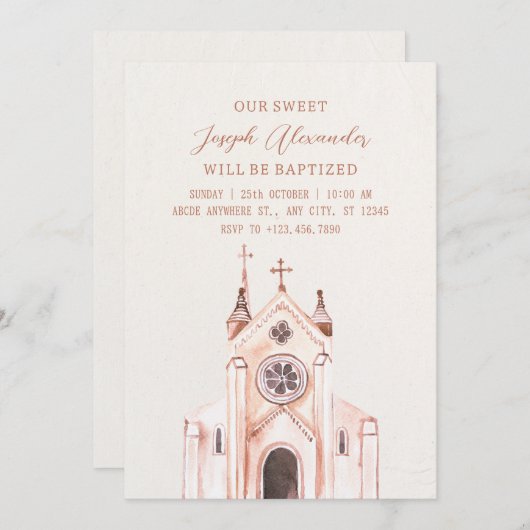 Uitnodiging (Voorkant / Achterkant)