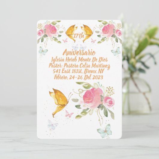 Uitnodiging (Staand voorkant)