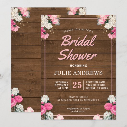 Uitnodiging (Voorkant / Achterkant)