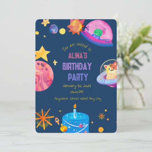 Uitnodiging (Staand voorkant)