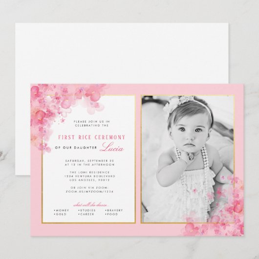 Uitnodiging (Voorkant / Achterkant)