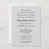 Uitnodiging 10e Ordinatie Jubileum, kruis kan (Achterkant)