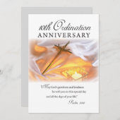 Uitnodiging 10e Ordinatie Jubileum, kruis kan (Voorkant / Achterkant)