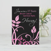 uitnodiging 15 jaar overlevingspartij (Staand voorkant)