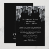 Uitnodiging 15-jarig jubileum kroonluchter (Voorkant / Achterkant)