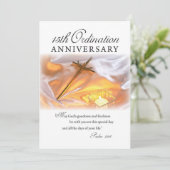 Uitnodiging 15e Jubileum van de Orde, dwars kan (Staand voorkant)