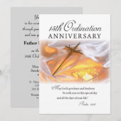 Uitnodiging 15e Jubileum van de Orde, dwars kan (Voorkant / Achterkant)