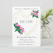 Uitnodiging 1930 van de Engagement Party geïnspire (Staand voorkant)