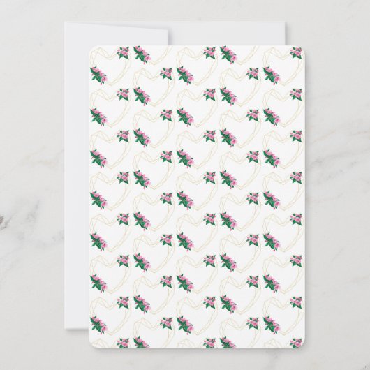 Uitnodiging 1930 van de Engagement Party geïnspire (Achterkant)