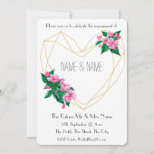 Uitnodiging 1930 van de Engagement Party geïnspire (Voorkant)