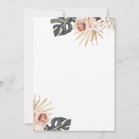 Uitnodiging 1-Derful 1st Birthday (Achterkant)