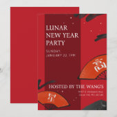 Uitnodiging 2023 voor nieuwjaarsfeest (Voorkant / Achterkant)