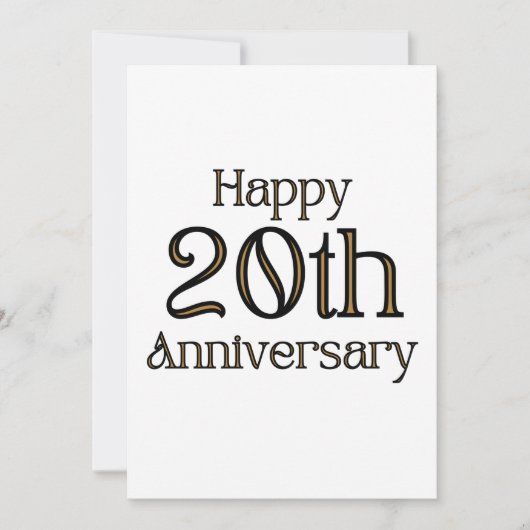 Uitnodiging 20-jarig jubileum (Voorkant)