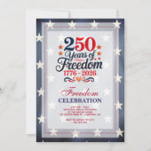 Uitnodiging 250ste Verjaardagsfeest Vrijheid (Voorkant)