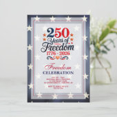 Uitnodiging 250ste Verjaardagsfeest Vrijheid (Staand voorkant)