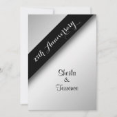 Uitnodiging 25-jarig huwelijksfeest (Voorkant)