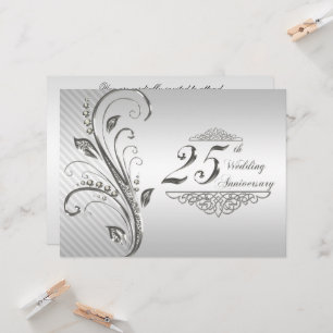 Uitnodiging 25-jarig huwelijksjubileum