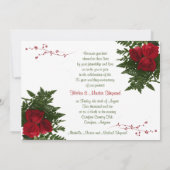 Uitnodiging 25-jarig huwelijksjubileum (Achterkant)