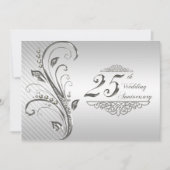 Uitnodiging 25-jarig huwelijksjubileum (Voorkant)