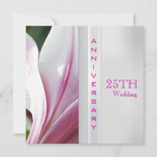 Uitnodiging 25-jarig huwelijksjubileum