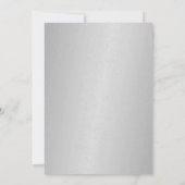 Uitnodiging - 25-jarig huwelijksjubileum zilveren  (Achterkant)