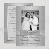 Uitnodiging 25-jarig jubileum - GEBRUIK GEEN ZILVE (Voorkant / Achterkant)