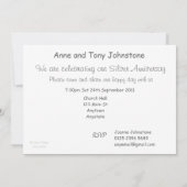 Uitnodiging 25-jarig jubileumfeest - Calla's (Achterkant)