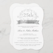 Uitnodiging 25e huwelijksjubileum (Voorkant / Achterkant)