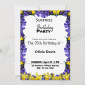 Uitnodiging 25e verjaardag van de feestdag (Voorkant)