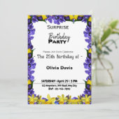 Uitnodiging 25e verjaardag van de feestdag (Staand voorkant)