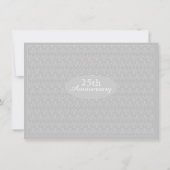Uitnodiging 25e zilveren huwelijksjubileum (Achterkant)