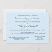 Uitnodiging 25e Zilveren Ordinatie Jubileum Prijs (Achterkant)