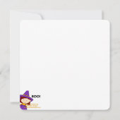 Uitnodiging 2 van de Halloween-partij van het Kind (Achterkant)