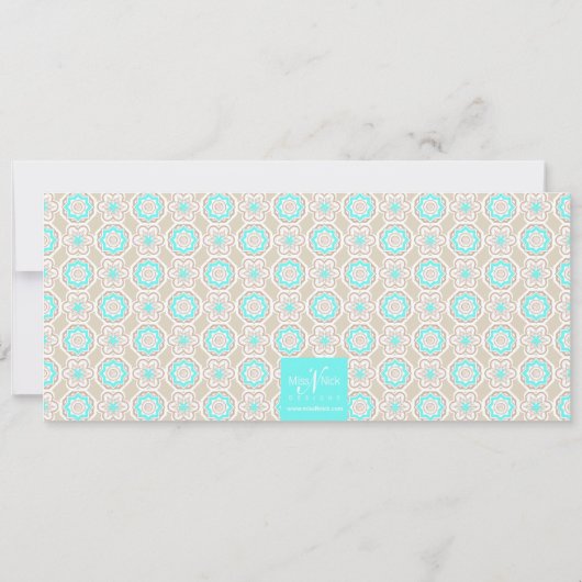 Uitnodiging 2 van de Partij van het Bediende van d (Achterkant)