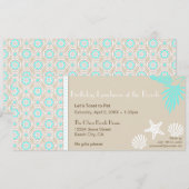 Uitnodiging 2 van de Partij van het Bediende van d (Voorkant / Achterkant)